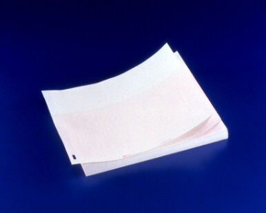 Paper EKG Red grid Z-FoldHP for Model M1770A  for series 100,200i,300i, 7.3cm header 8pks/cs by Philips Healthcare  ID M2481A